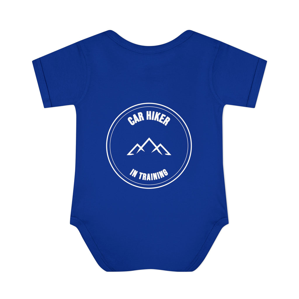 "Car Hiker in Training" Baby Onesie