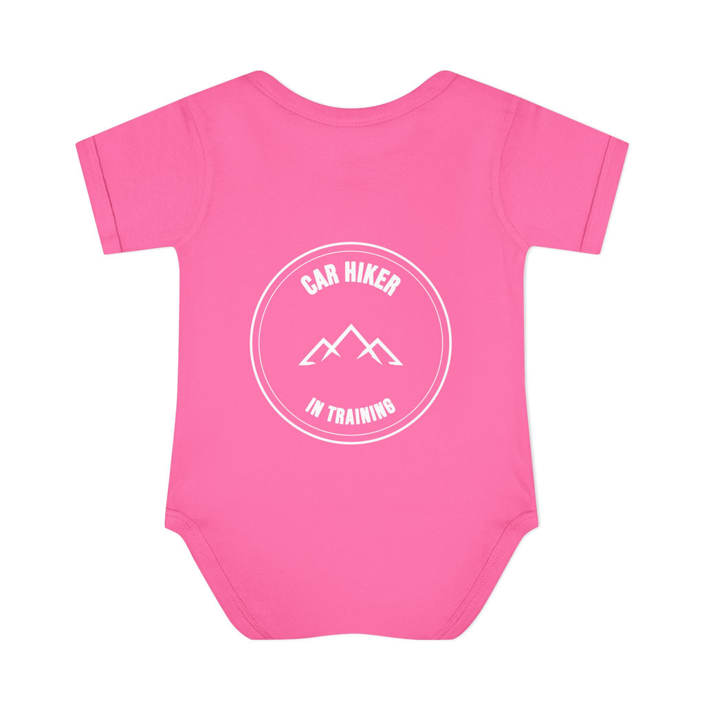 "Car Hiker in Training" Baby Onesie