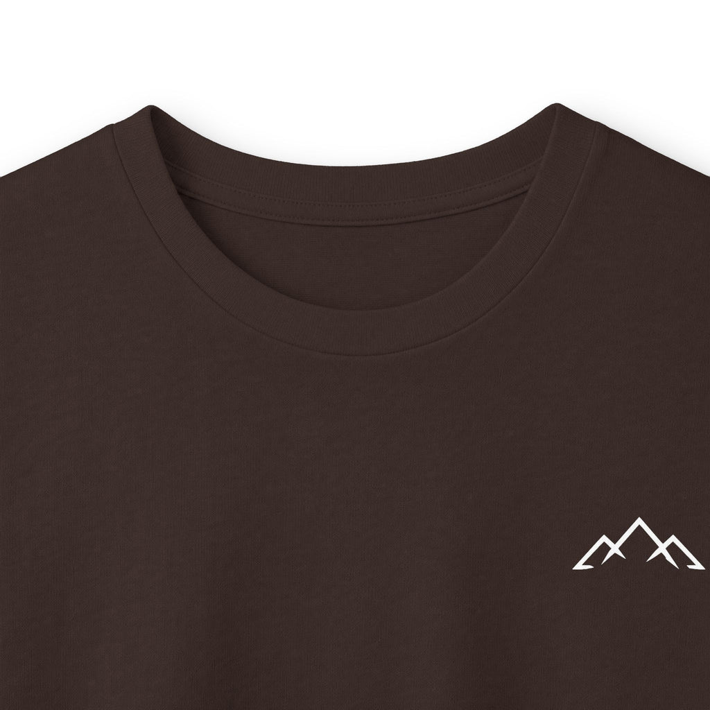 Long Sleeve Tee — Minimal Mountain 'Car Hikers' Cotton Shirt