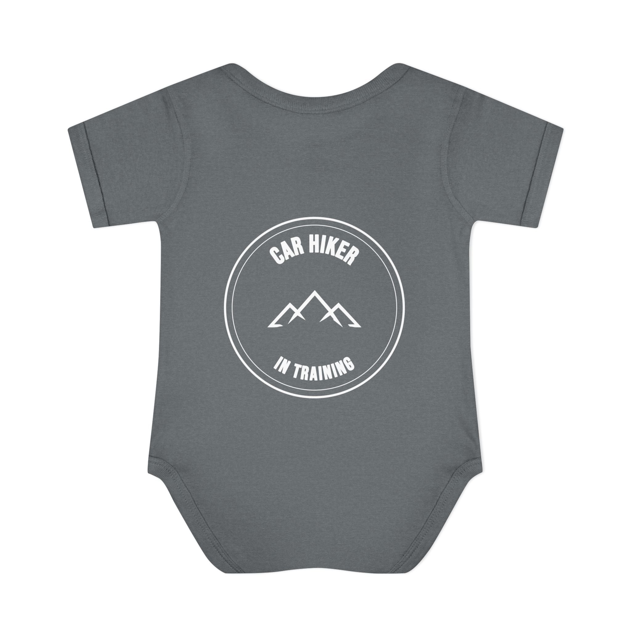 "Car Hiker in Training" Baby Onesie