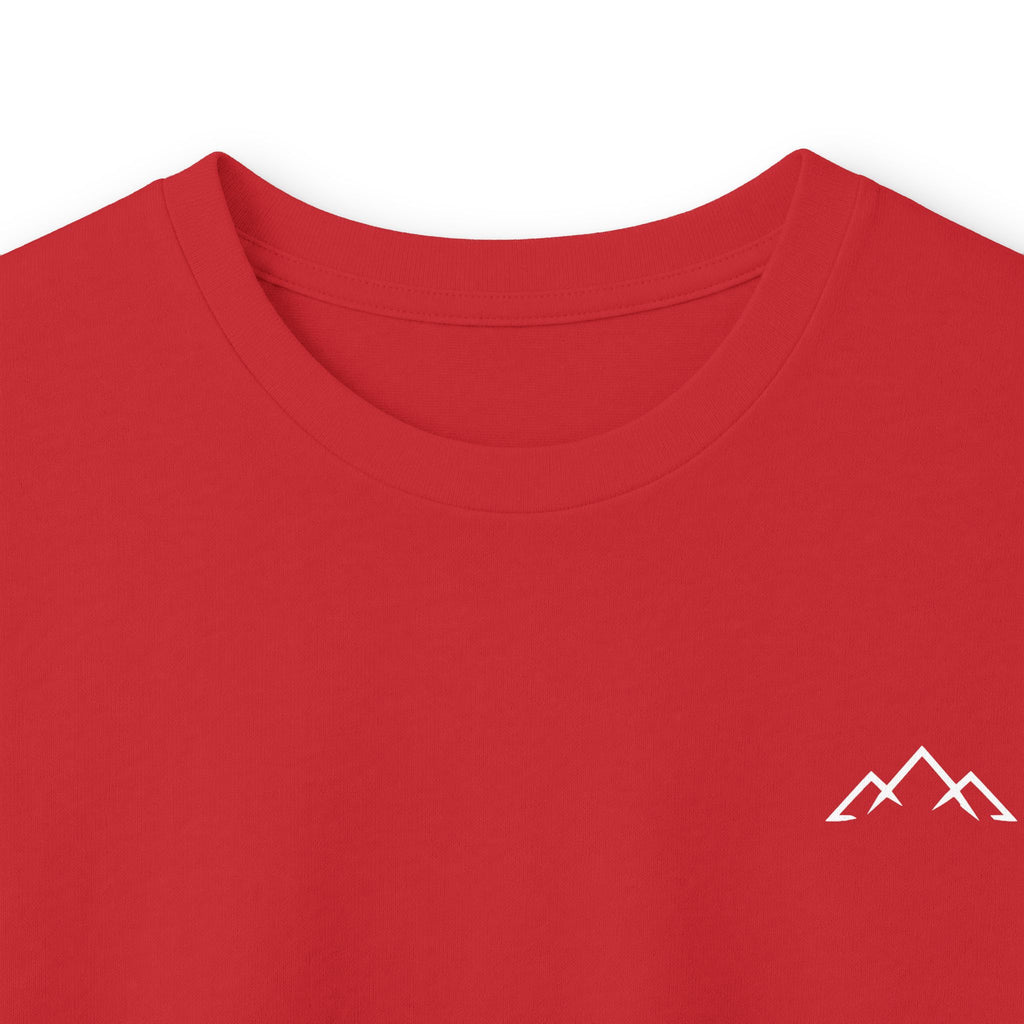 Long Sleeve Tee — Minimal Mountain 'Car Hikers' Cotton Shirt