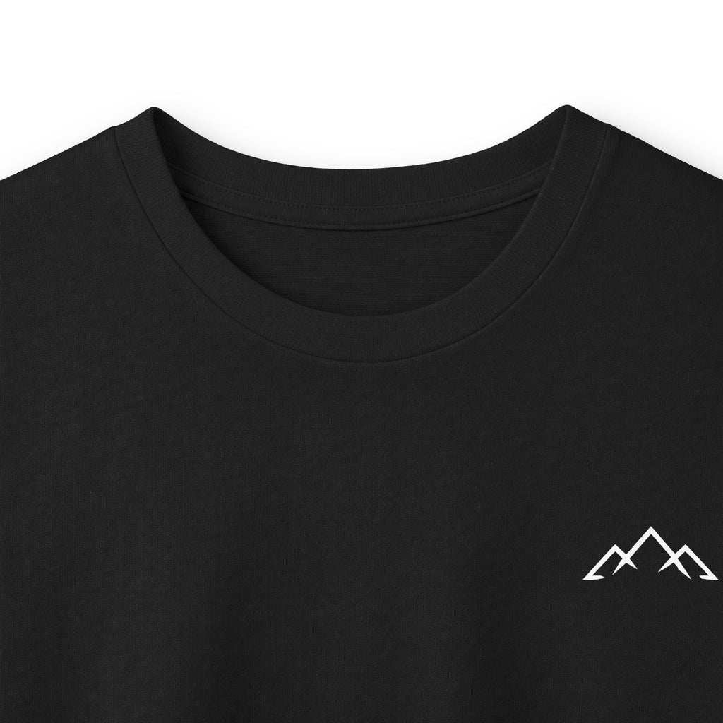 Long Sleeve Tee — Minimal Mountain 'Car Hikers' Cotton Shirt
