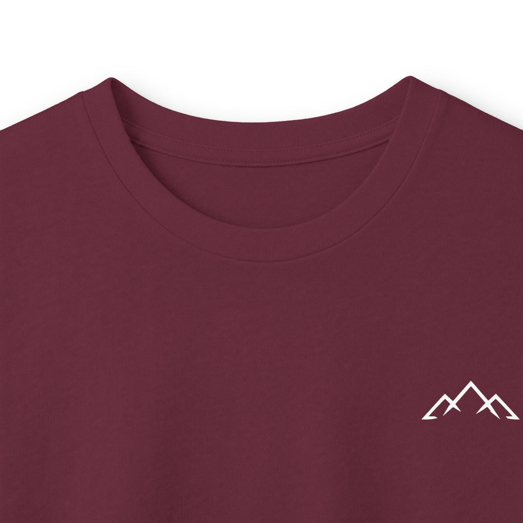 Long Sleeve Tee — Minimal Mountain 'Car Hikers' Cotton Shirt