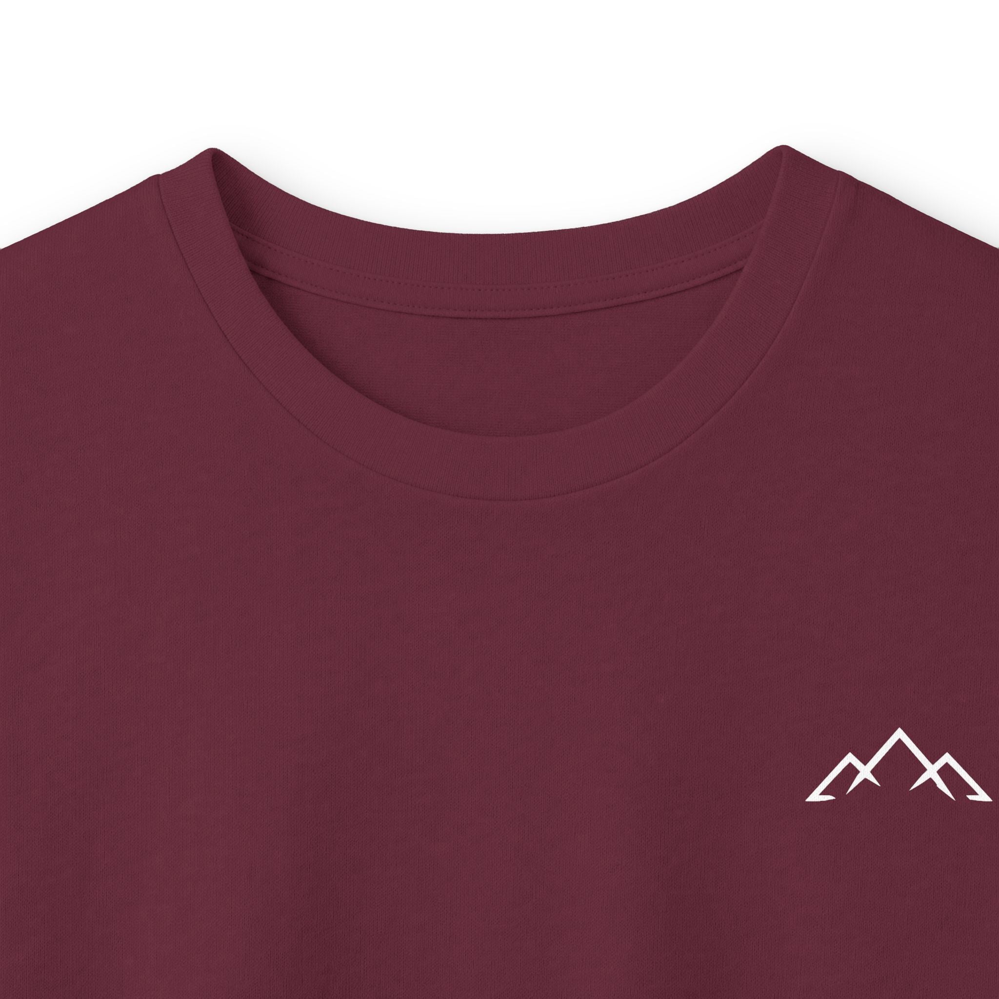 Long Sleeve Tee — Minimal Mountain 'Car Hikers' Cotton Shirt