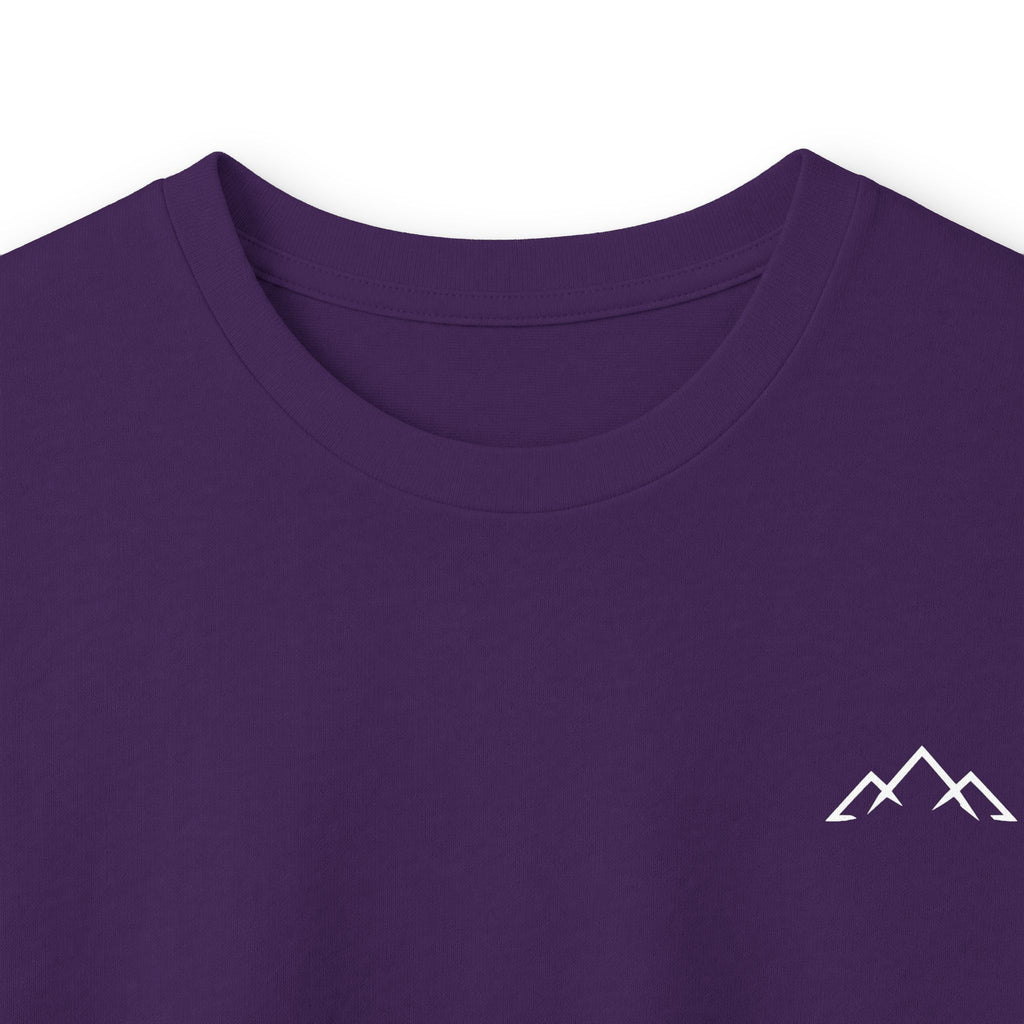 Long Sleeve Tee — Minimal Mountain 'Car Hikers' Cotton Shirt