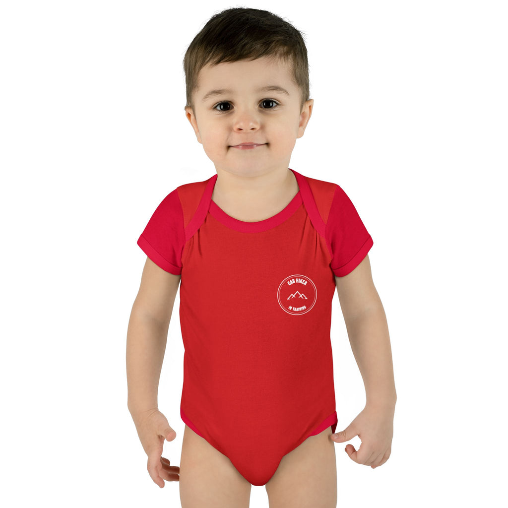 "Car Hiker in Training" Baby Onesie
