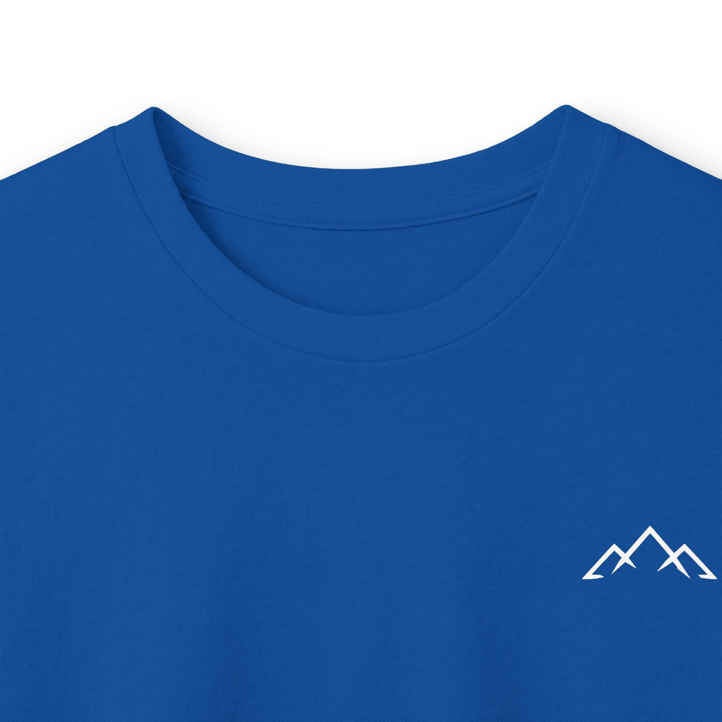 Long Sleeve Tee — Minimal Mountain 'Car Hikers' Cotton Shirt