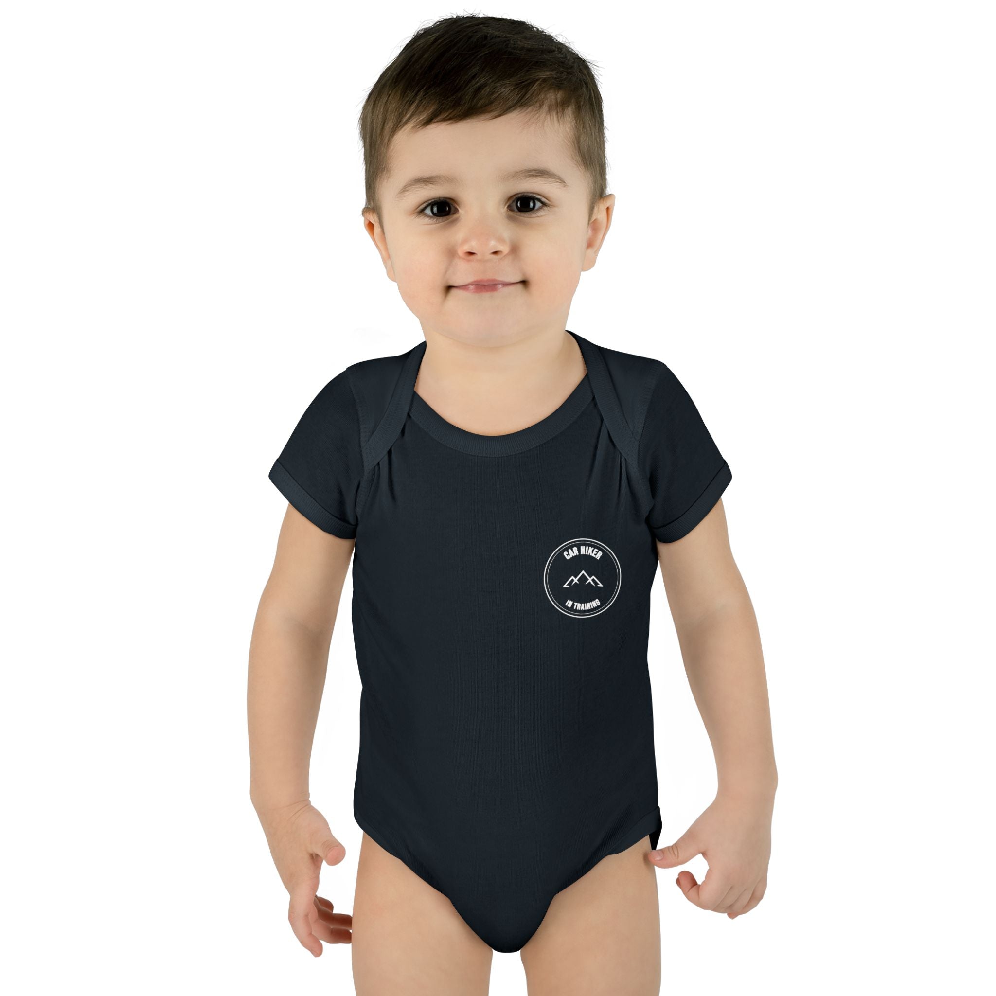 "Car Hiker in Training" Baby Onesie