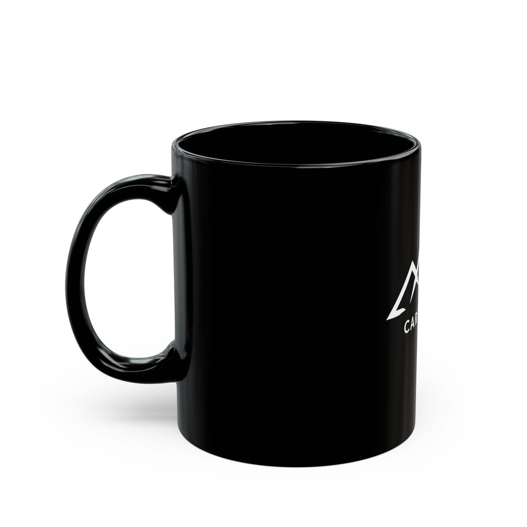 Car Hikers Black Coffee Mug