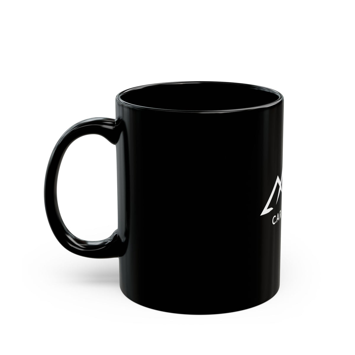 Car Hikers Black Coffee Mug