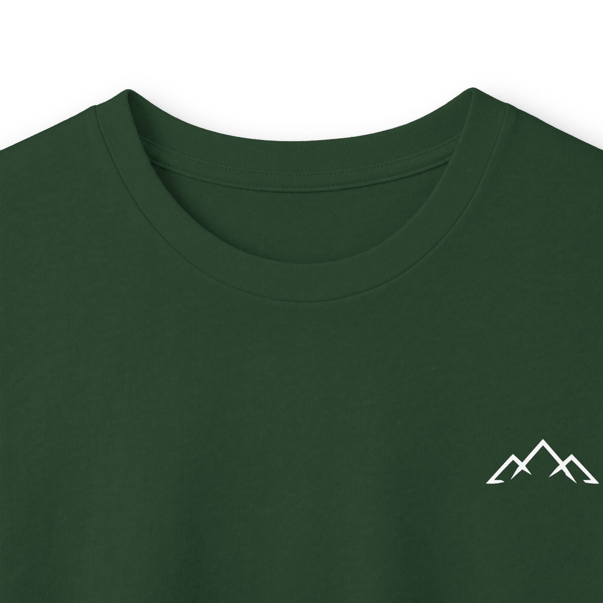 Long Sleeve Tee — Minimal Mountain 'Car Hikers' Cotton Shirt