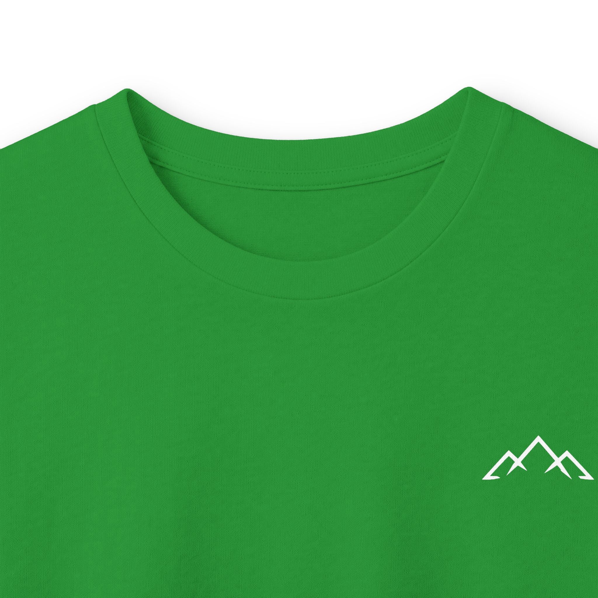 Long Sleeve Tee — Minimal Mountain 'Car Hikers' Cotton Shirt