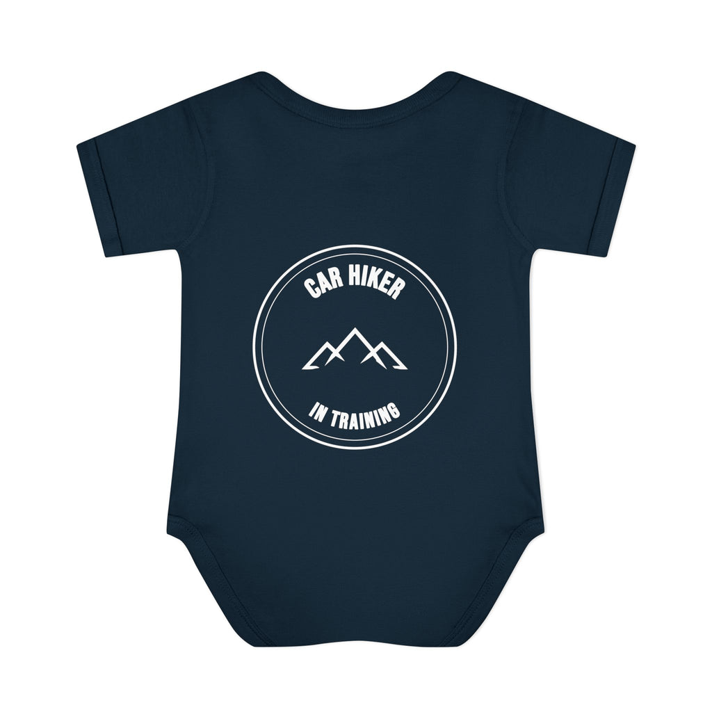 "Car Hiker in Training" Baby Onesie